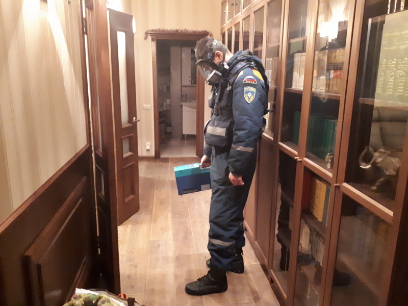 Проведение замеров  ПДК паров ртути