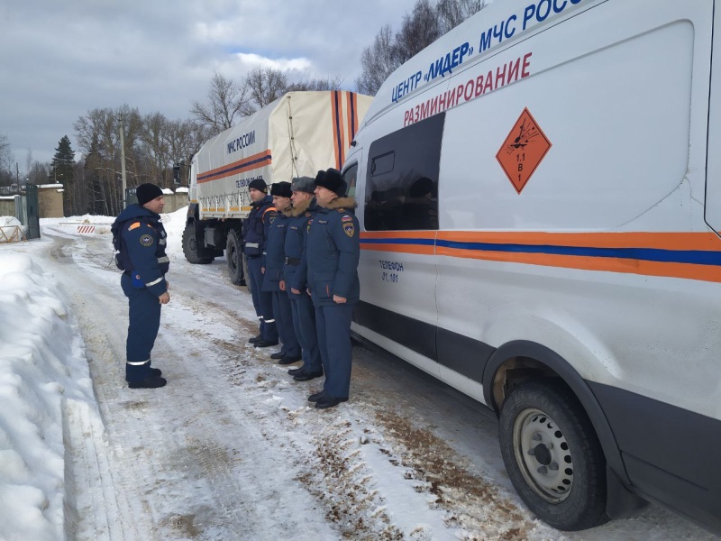 Пиротехники Центра провели уничтожение немецкой авиабомбы SD 50