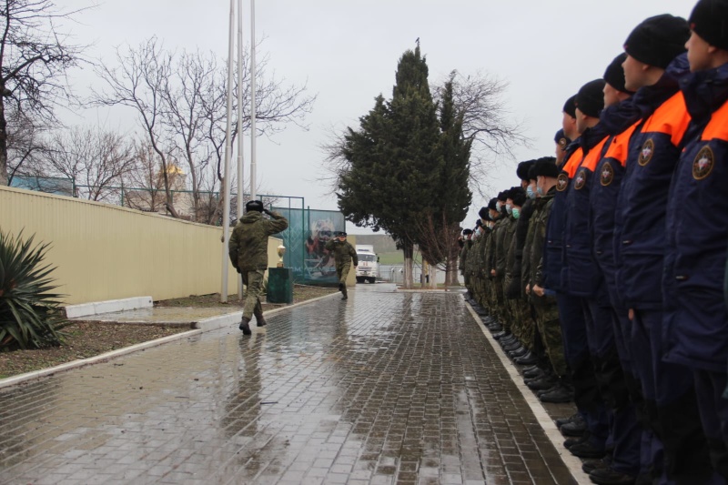 Открытие Всеармейского конкурса по водолазному многоборью "Глубина"