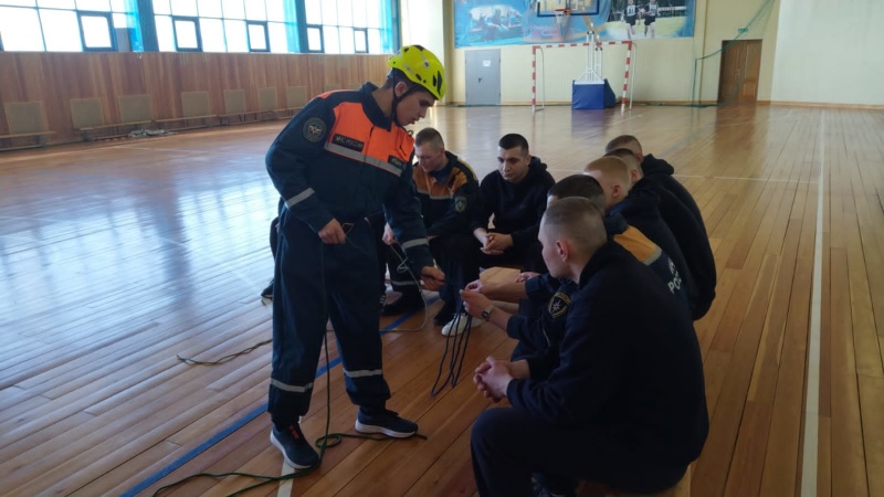 Проведено занятие по горной подготовке