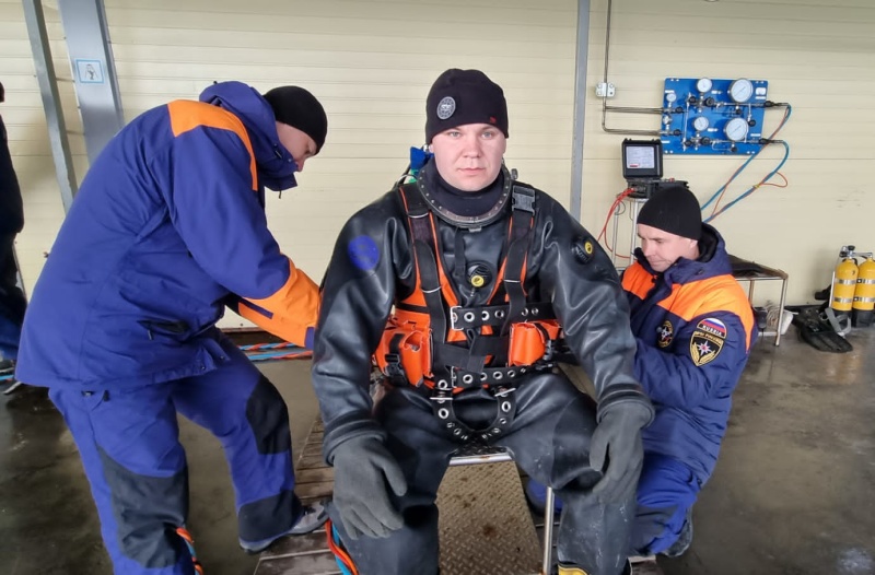Выполнены все основные этапы соревнований по водолазному многоборью "Глубина"