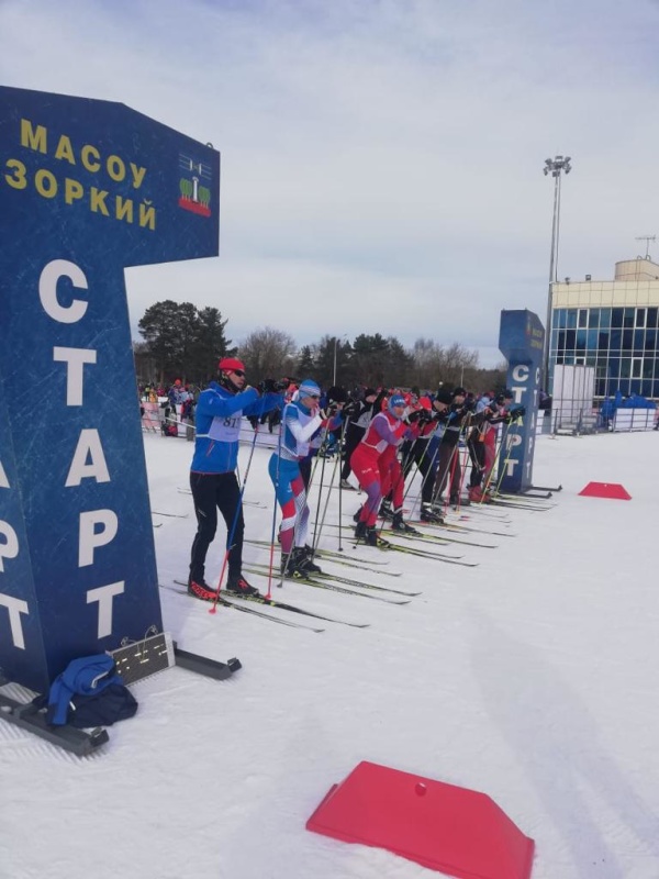 Спасатели Центра  приняли участие в лыжном забеге