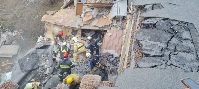 Проведение работ на месте взрыва газа в Ступино