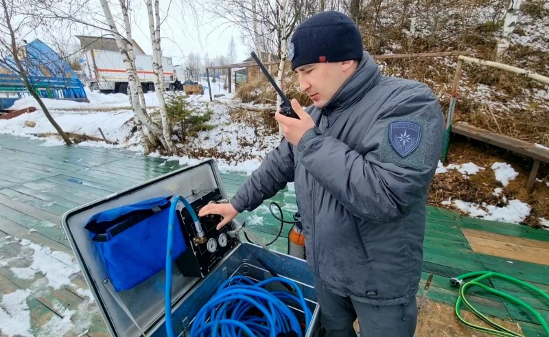 Завершились  сборы  отдела  аварийно-спасательных водолазных работ.Видео