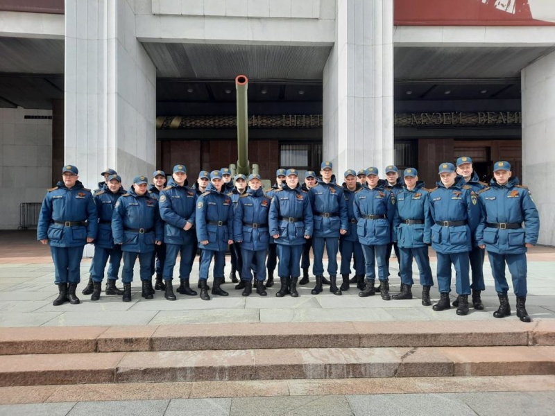 Посещение личным составом музея Победы на Поклонной горе