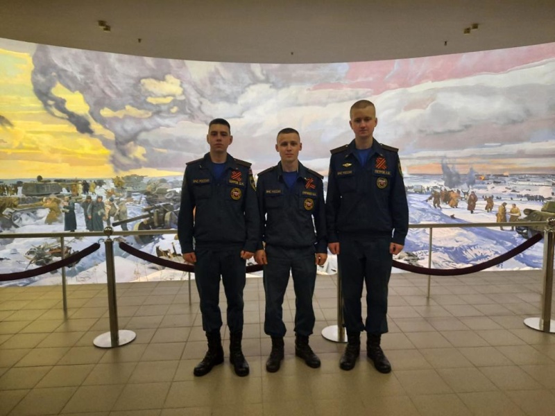 Посещение личным составом музея Победы на Поклонной горе