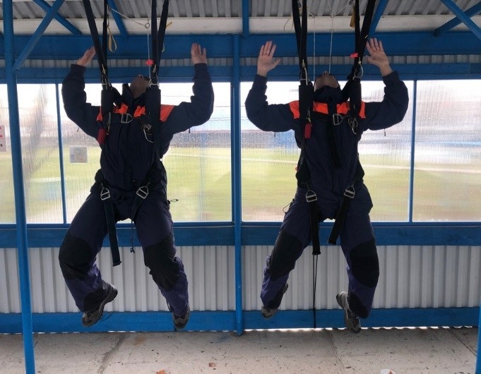 Обучение по программе AFF (Accelerated Freefall) прыжки с парашютом