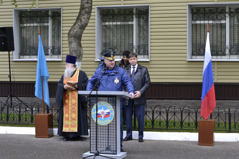 Проводы  отряда  в служебную командировку