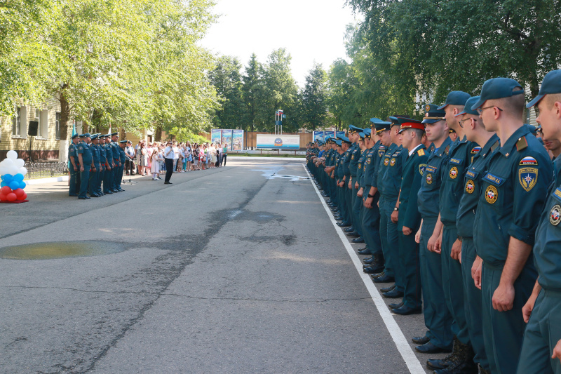 Встреча  личного состава из служебной командировки