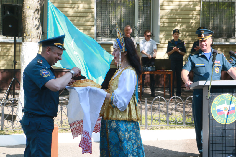 Встреча  личного состава из служебной командировки