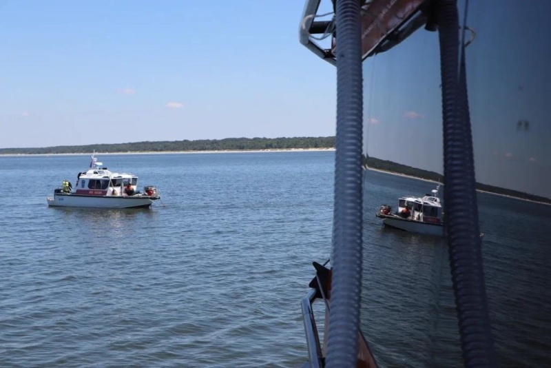 В Балтийском море завершился очередной этап работы по разминированию сухогрузной баржи