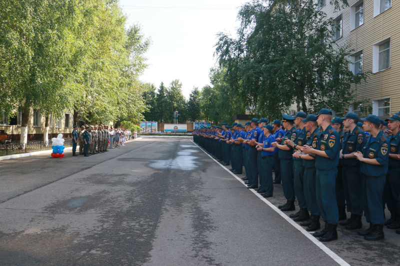 Встреча личного состава из  служебной   командировки