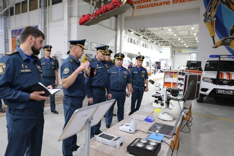 Александр Куренков проверил боеготовность Центра спасательных операций особого риска «Лидер» МЧС России
