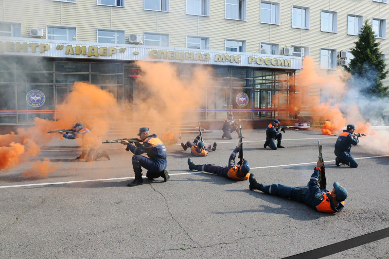 В Центре прошли показательные выступления по армейскому рукопашному бою