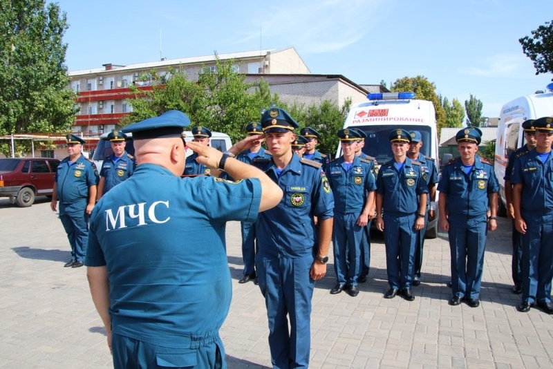Российским спасателям вручили медали в Донецкой Народной Республике