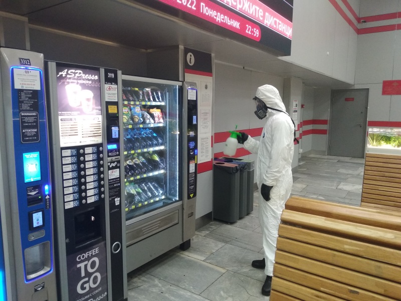 Специальная  обработка  Ленинградского  вокзала