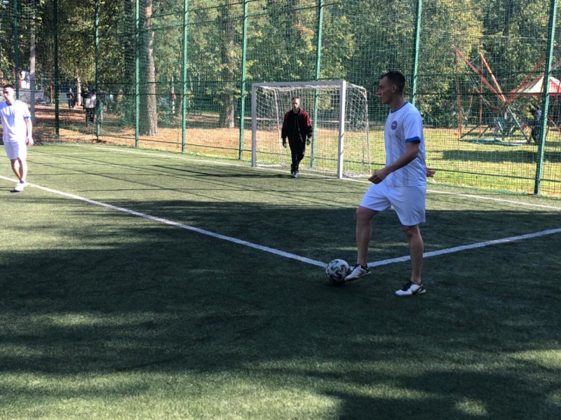 Первое место    на соревнованиях по мини-футболу