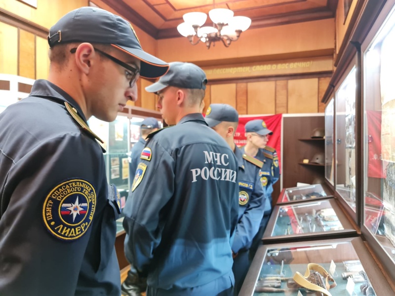 Посещение Центрального музея МЧС России