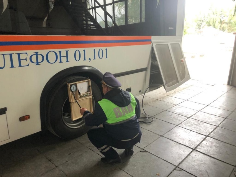 Технический осмотр транспортных средств Ногинского СЦ МЧС России