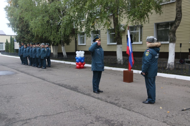 Торжественная встреча отряда