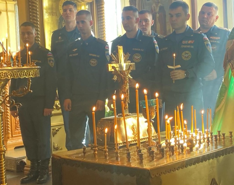 В Храме Святой Живоначальной Троицы отслужили панихиду по новопреставленному воину Алексею