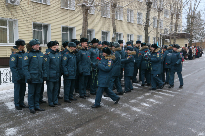 Встреча из служебной  командировки  спасателей Центра "Лидер"