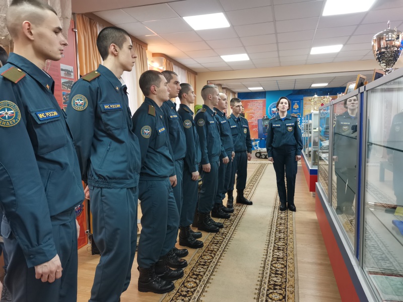 Военнослужащие по призыву посетили музей Центра