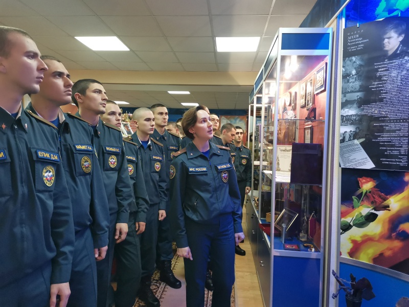 Военнослужащие по призыву посетили музей Центра