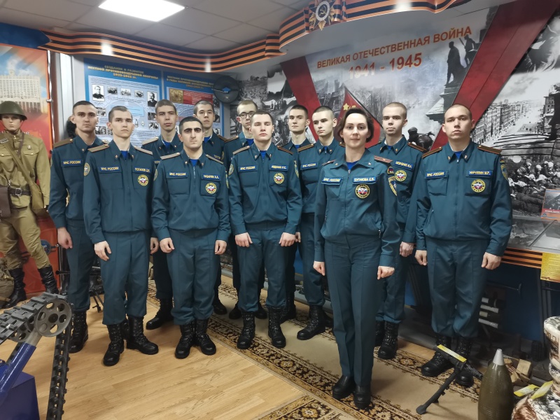Военнослужащие по призыву посетили музей Центра