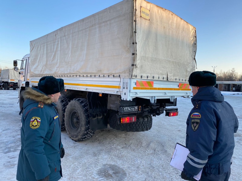 Проведение технического осмотра транспортных средств в ФГКУ  "Тульский  спасательный центр МЧС России"