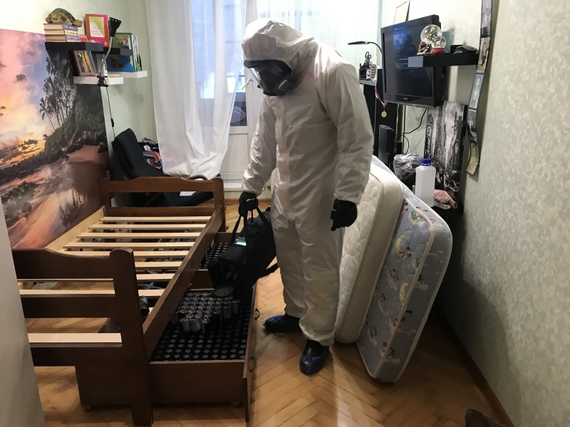 Проведение  замеров   ПДК паров ртути