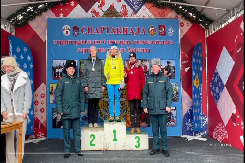 Соревнования территориальных пожарных гарнизонов г. Москвы по лыжным гонкам
