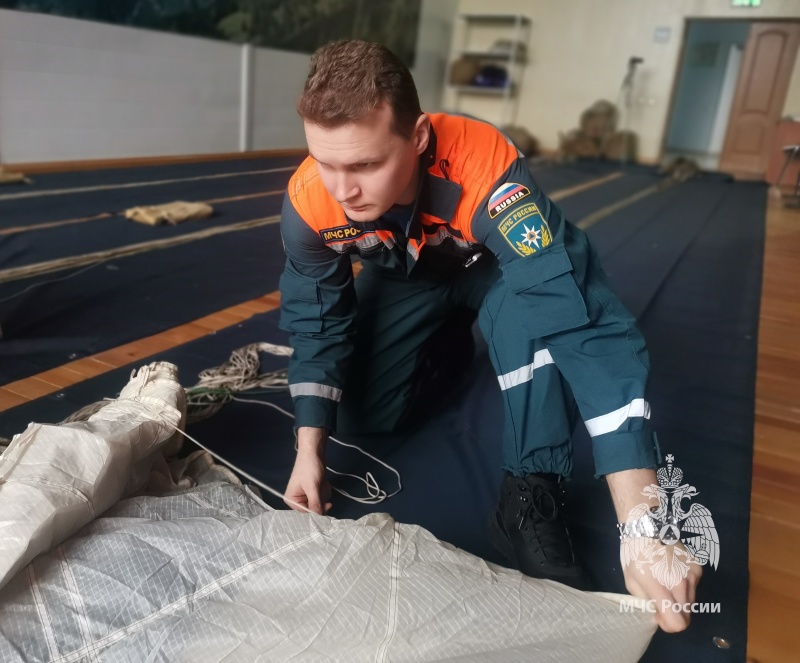 В Центре завершились занятия по воздушно-десантной подготовке