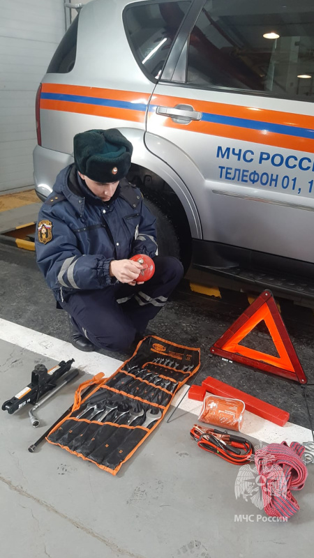 Проводится технический осмотр транспортных средств  в ФГКУ «Донской спасательный центр  МЧС России»