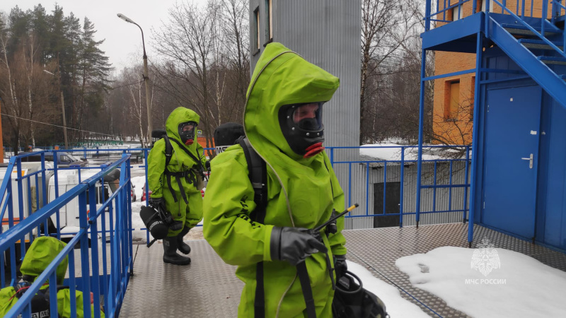 Проведение занятий  по  ведению газоспасательных работ