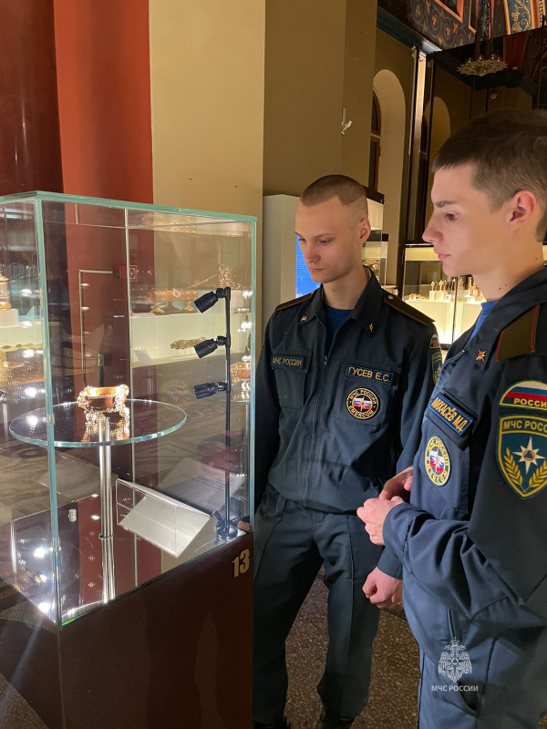 Посещение военнослужащими по призыву Государственного исторического музея