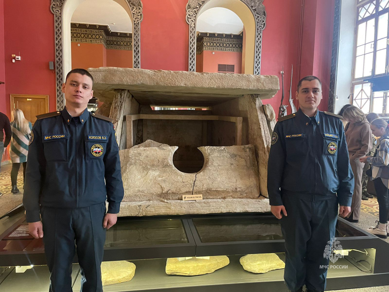 Посещение военнослужащими по призыву Государственного исторического музея
