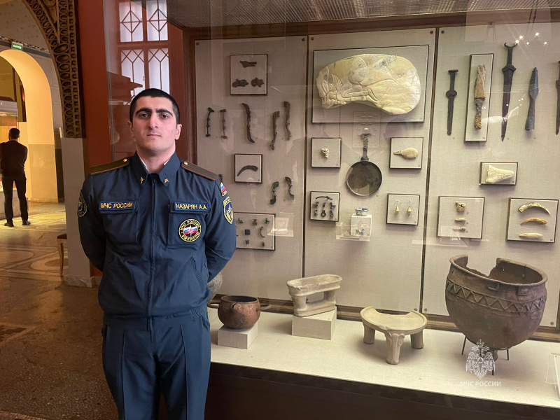 Посещение военнослужащими по призыву Государственного исторического музея