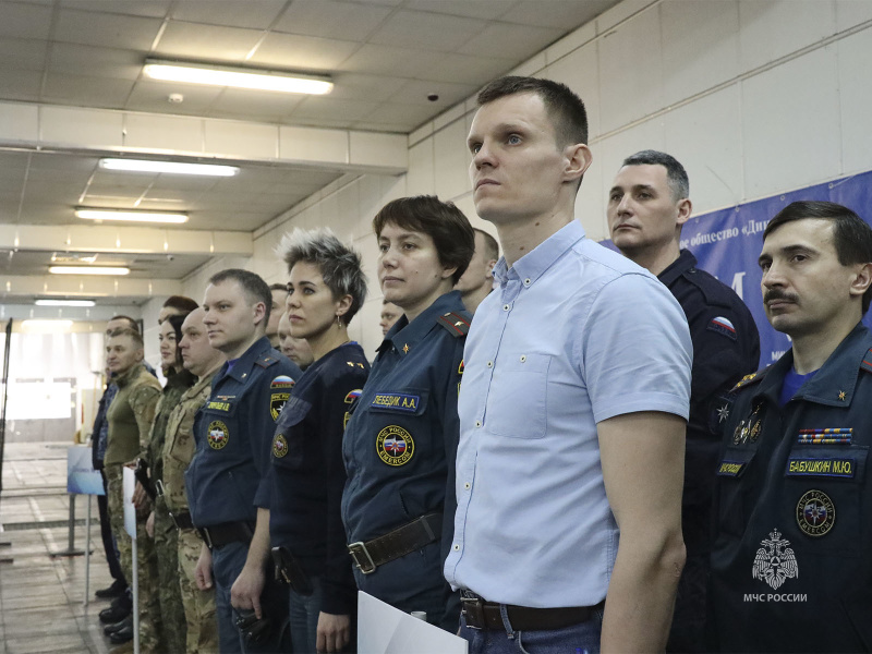 Третье место на соревнованиях по стрельбе из боевого ручного стрелкового оружия