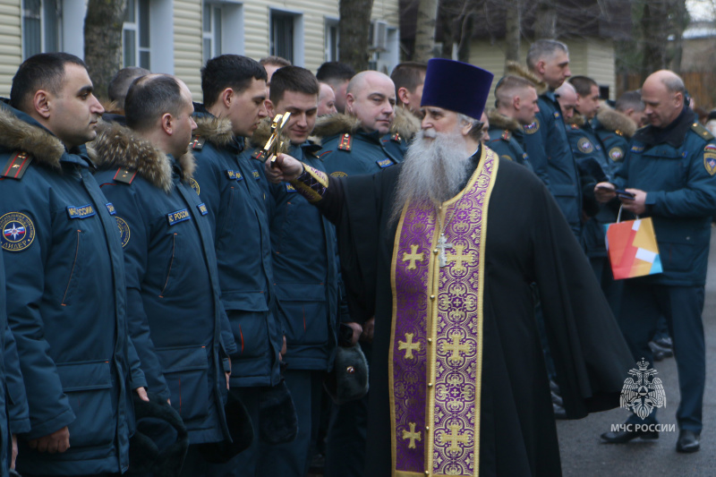 Проводы отрядов в служебную командировку