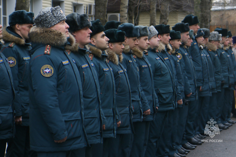 Проводы отрядов в служебную командировку