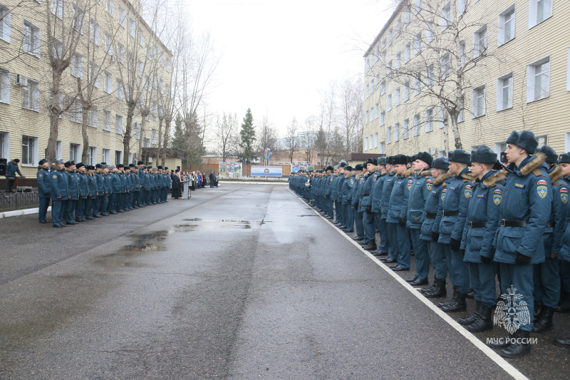 Проводы отрядов в служебную командировку