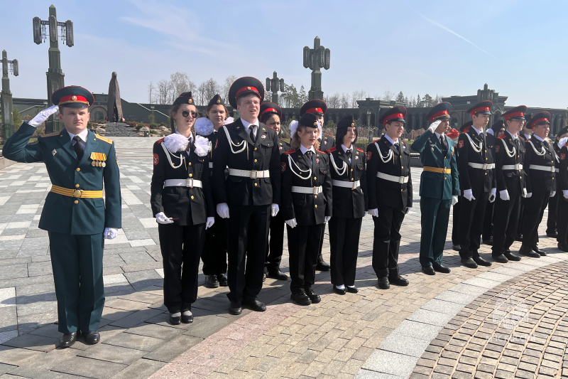 Участие в посвящении учащихся школы № 2094 в звание "Российского кадета"