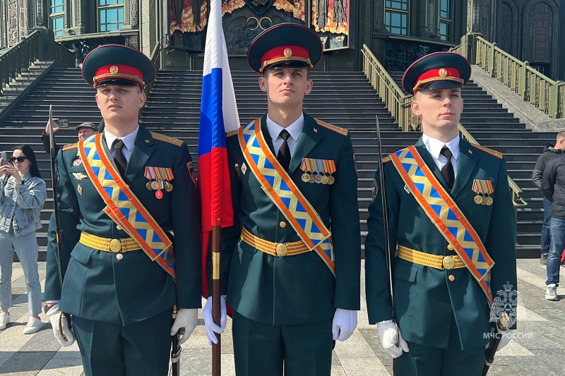Участие в посвящении учащихся школы № 2094 в звание "Российского кадета"