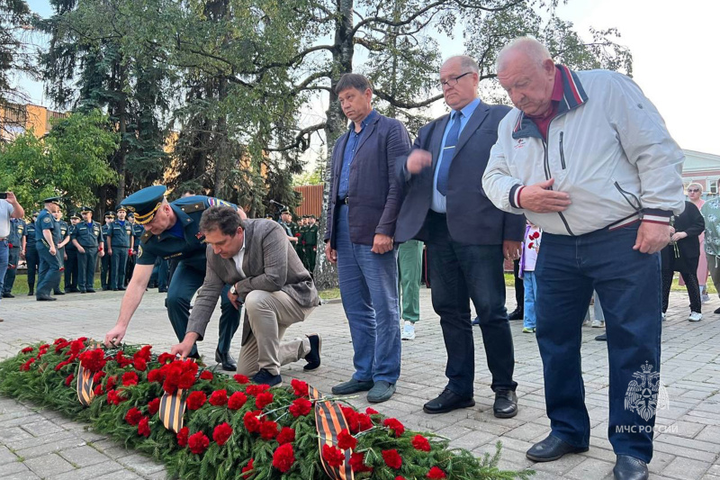 Личный состав Центра "Лидер" принял участие в памятном мероприятии — Дне памяти и скорби