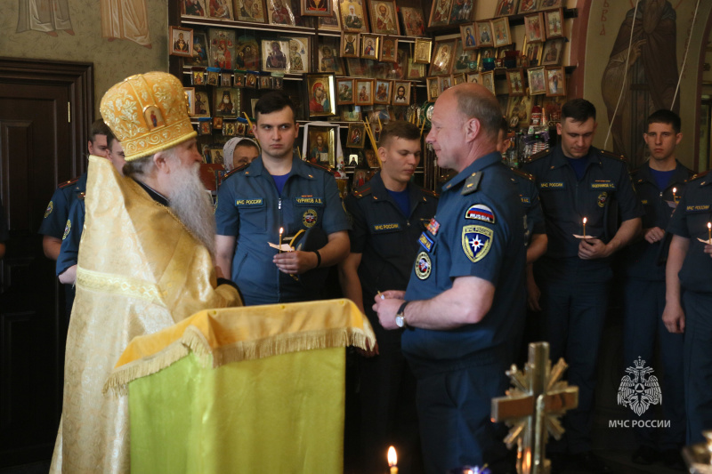 В Храме Святой Живоначальной Троицы отслужили панихиду по ст. лейтенанту Глобе И.К. и лейтенанту Сергеенко О.Г.