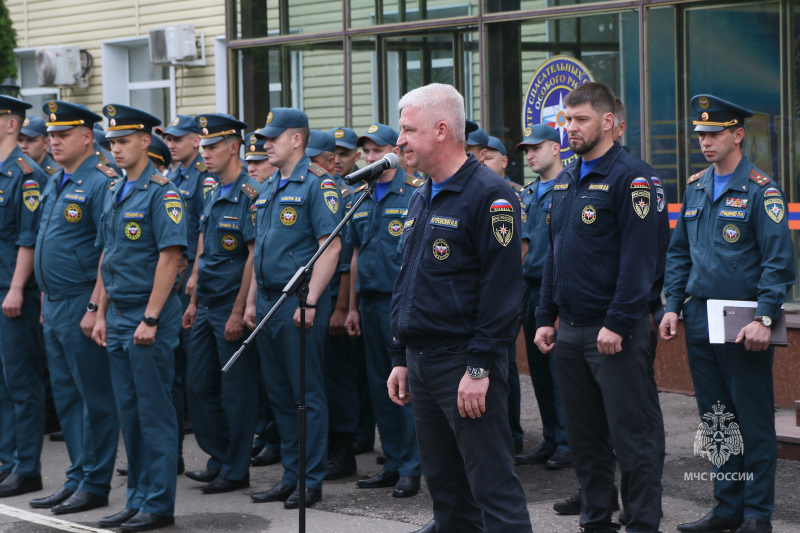 Встреча отрядов  из служебной командировки