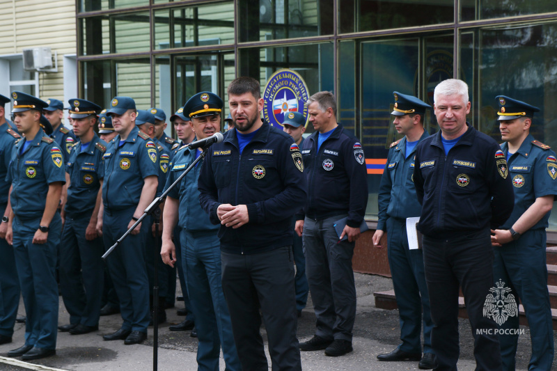 Встреча отрядов  из служебной командировки