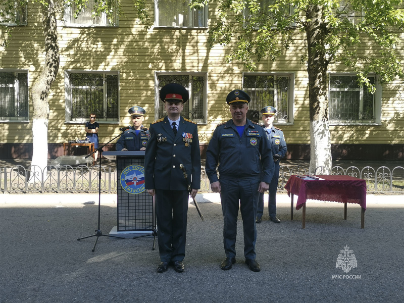 Торжественное построение состоялось в Центре "Лидер"