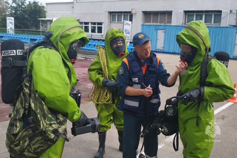 Проведение  занятий  по  ведению газоспасательных работ